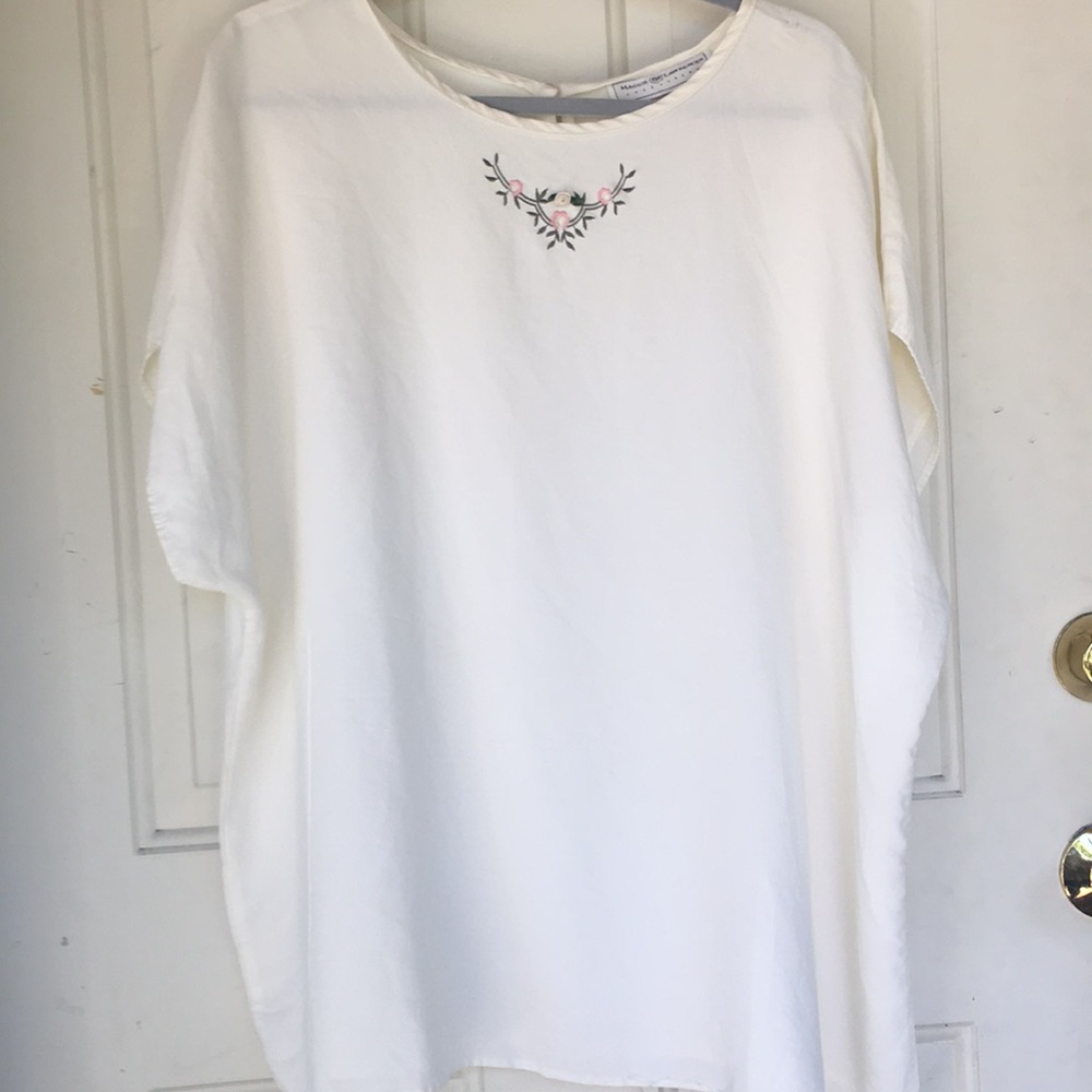 Pretty plus size blouse.